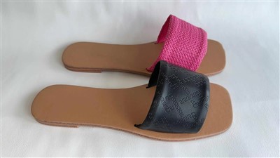 সামার ফ্যাশন ওয়াইড মুখোমুখি স্লিপারস
